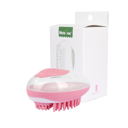 2-in-1 Silicone Dog & Cat Grooming Brush