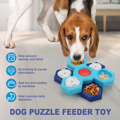 4-Layer Puzzle Slow Feeder Dog Bowl