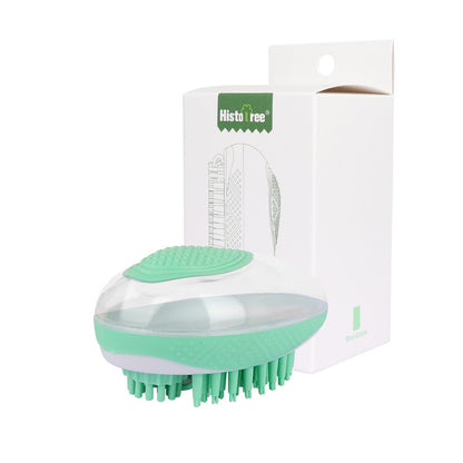 2-in-1 Silicone Dog & Cat Grooming Brush