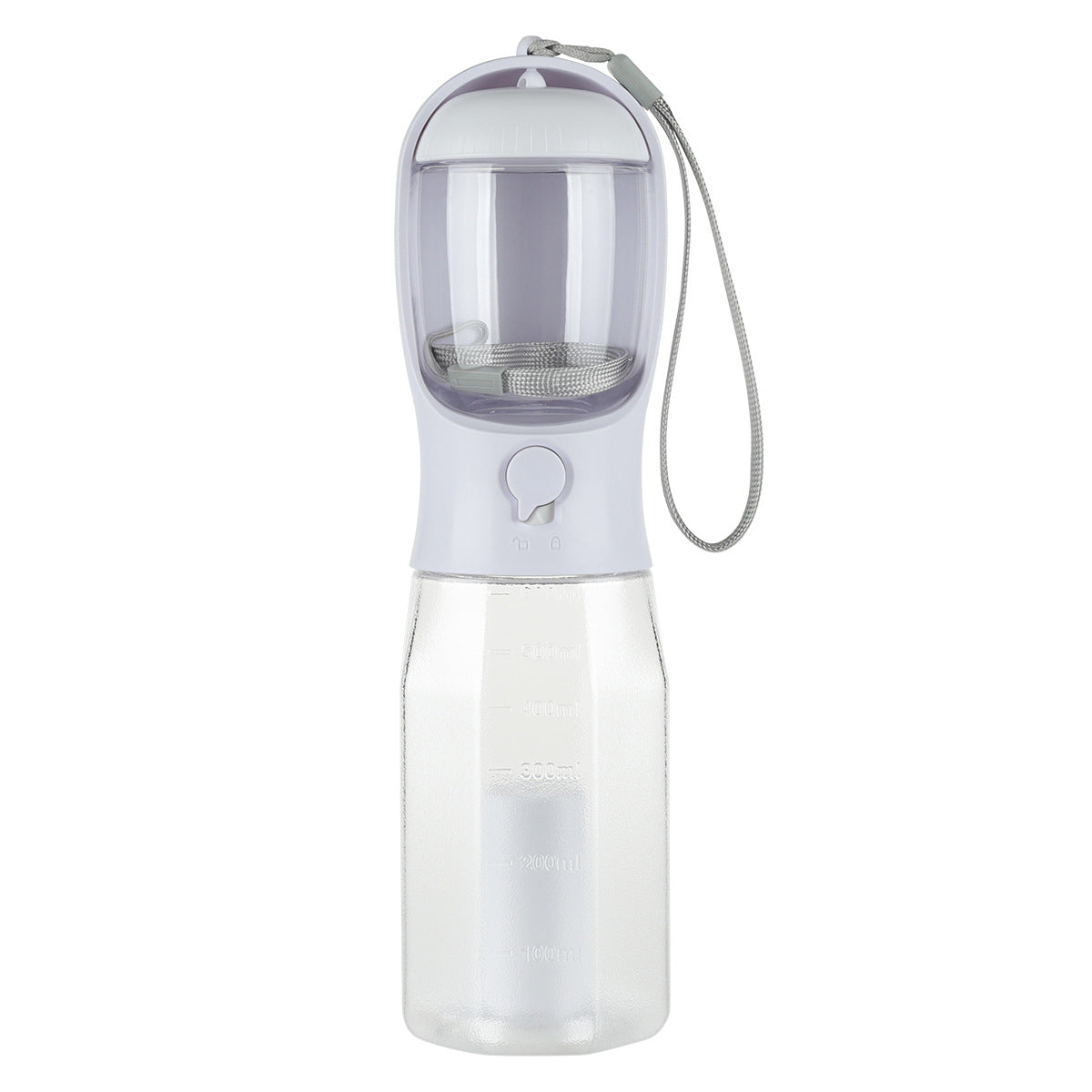 3-in-1 Portable Dog Water Bottle – Water, Food & Poop Bag Dispenser