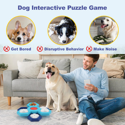 4-Layer Puzzle Slow Feeder Dog Bowl