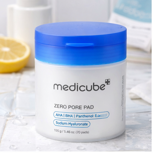 Lactic Acid Pore-Refining Facial Cotton Pads