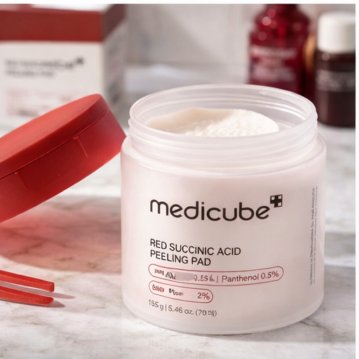 Lactic Acid Pore-Refining Facial Cotton Pads